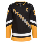 Sidney Crosby Pittsburgh Penguins adidas 2021/22 Alternate Primegreen Authentic Pro Player Jersey - Black