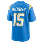 Ladd McConkey Los Angeles Chargers Nike 2024 NFL Draft Player Game Jersey - Powder Blue