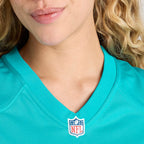 Jaylen Wright Miami Dolphins Nike Women's  Game Jersey -  Aqua