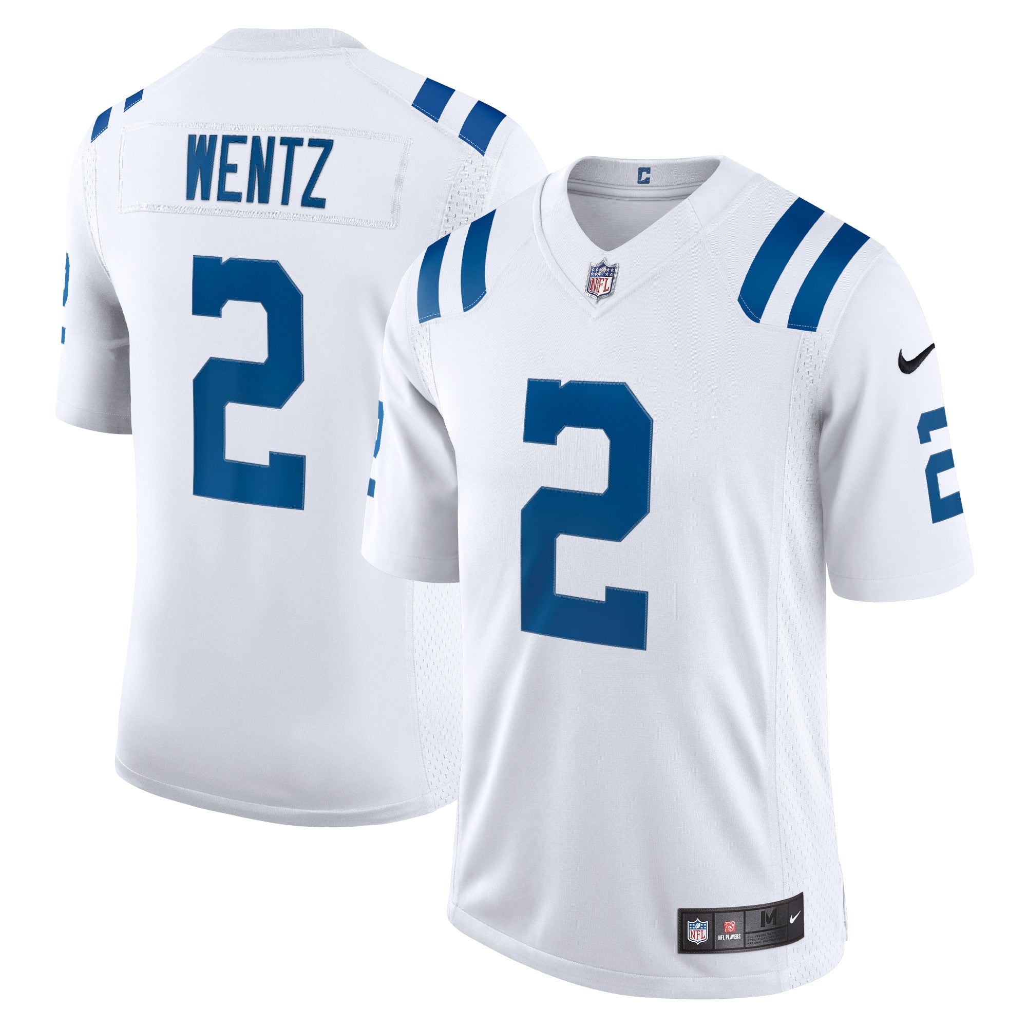 Carson Wentz Indianapolis Colts Nike Alternate Vapor Limited Jersey - Royal/White