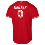 Andrés Giménez Toronto Blue Jays Nike Youth Canada Day Replica Jersey - Red