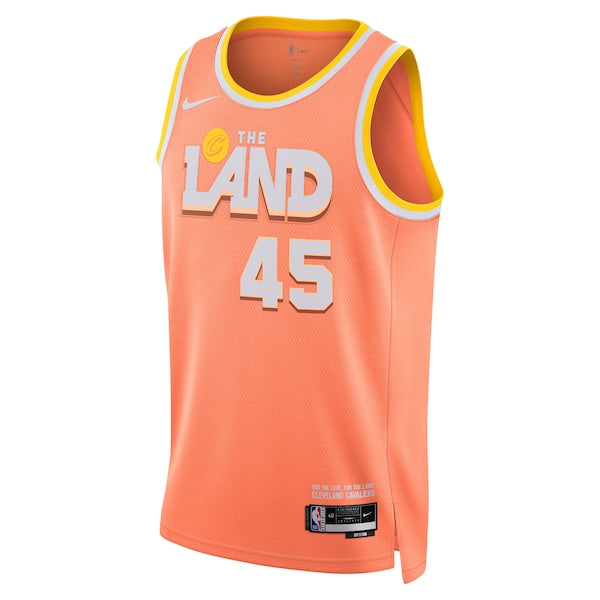 Donovan Mitchell Cleveland Cavaliers Nike Unisex 2025/26 Swingman Jersey - Orange - City Edition