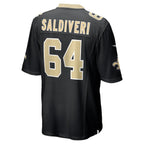 Nick Saldiveri New Orleans Saints Nike Team Game Jersey -  Black