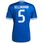 Jude Bellingham Los Merengues adidas 2025/26 Third Replica Player Jersey - Blue