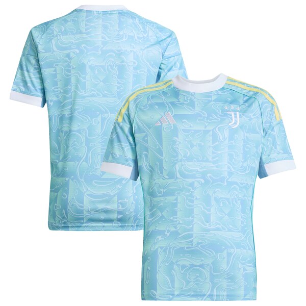 Juventus adidas Youth 2025/26 Away Replica Jersey - Blue