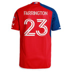 Logan Farrington FC Dallas adidas 2024 After Burner Authentic Player Jersey - Navy