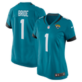 Number 1 Bride Jacksonville Jaguars Nike Women's Game Jersey - Teal