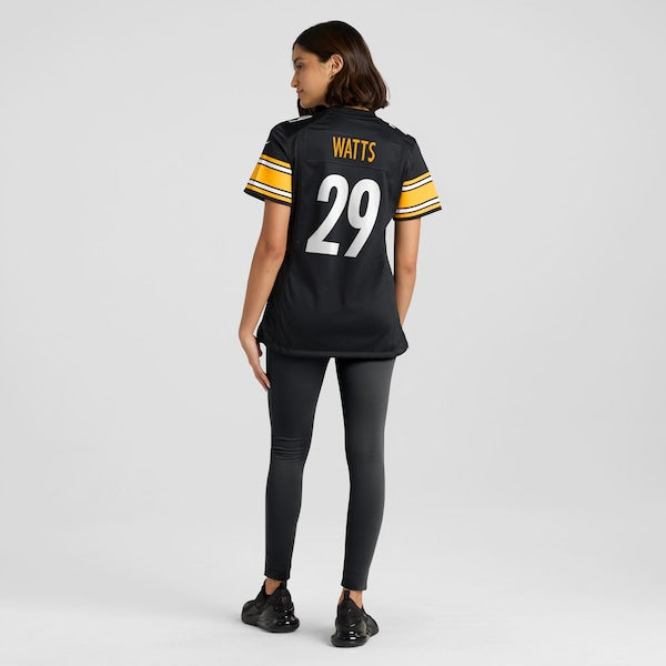 Ryan Watts Pittsburgh Steelers Nike Women's  Game Jersey -  Black