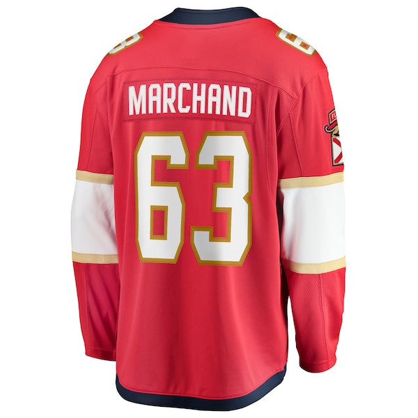 Brad Marchand Florida Panthers  Home Breakaway Jersey - Red