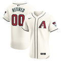 Arizona Diamondbacks Nike Home Elite Pick-A-Player Retired Roster Patch Jersey - White