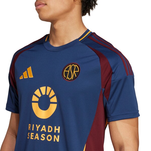 AS Roma adidas 2024/25 Third Replica Jersey - Navy/White