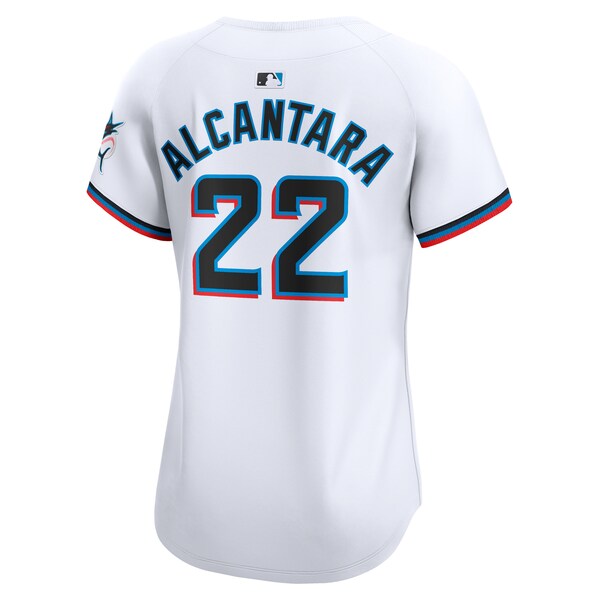 Sandy Alcantara Miami Marlins Nike Women's Home Limited Player Jersey – White