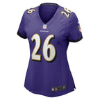 Rasheen Ali Baltimore Ravens Nike Women's  Game Jersey -  Purple