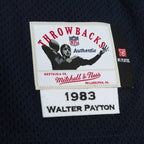 Walter Payton Chicago Bears 1983 Authentic Throwback Retired Player Jersey - Navy/White