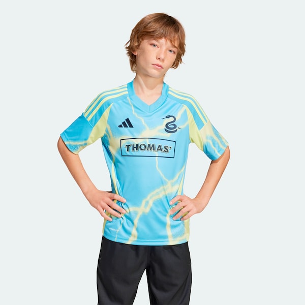 Philadelphia Union adidas Youth 2025 The Voltage Kit Replica Jersey - Blue