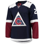Nathan MacKinnon Colorado Avalanche adidas Alternate Primegreen Authentic Player Jersey - Navy/Burgundy/White