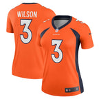 Russell Wilson Denver Broncos Nike Women's Alternate Legend Jersey - Orange