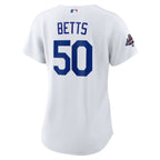 Mookie Betts Los Angeles Dodgers Nike Women's 2024 World Series Champions Home Replica Player Jersey - White