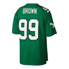 Jerome Brown Philadelphia Eagles Big & Tall 1990 Retired Player Replica Jersey - Kelly Green