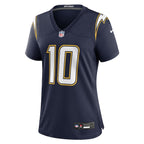 Justin Herbert Los Angeles Chargers Nike Women's Alternate Super Chargers Game Jersey - Navy/Gold