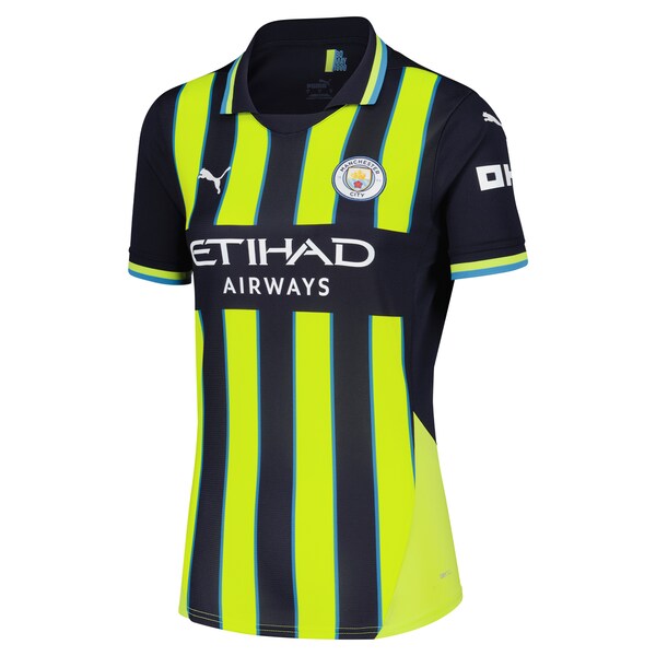 Erling Haaland Manchester City Puma Women's 2024/25 Away Replica Player Jersey - Navy