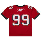 Warren Sapp Tampa Bay Buccaneers  2002 Legacy Replica Jersey - Red/Orange