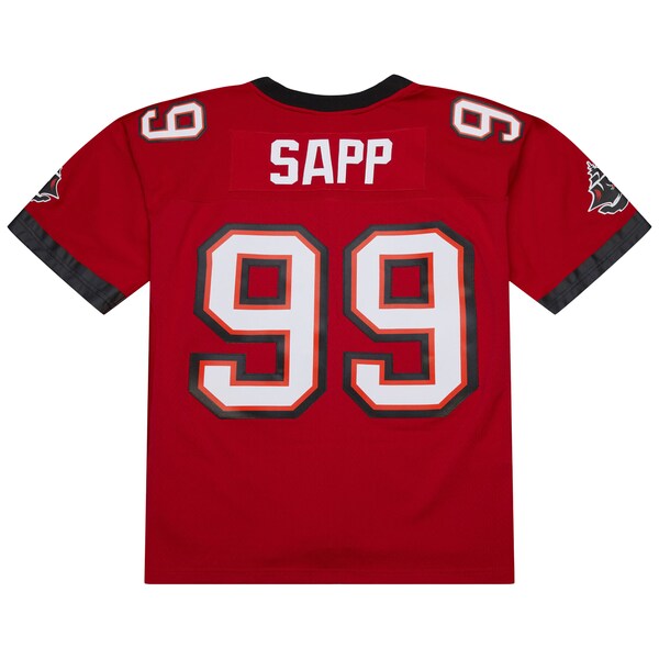 Warren Sapp Tampa Bay Buccaneers  2002 Legacy Replica Jersey - Red/Orange
