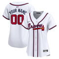 Atlanta Braves Nike Women's Home Limited Custom Jersey - White