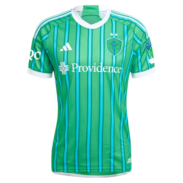 Pedro de la Vega Seattle Sounders FC adidas 2024 The Anniversary Kit Authentic Player Jersey – Green