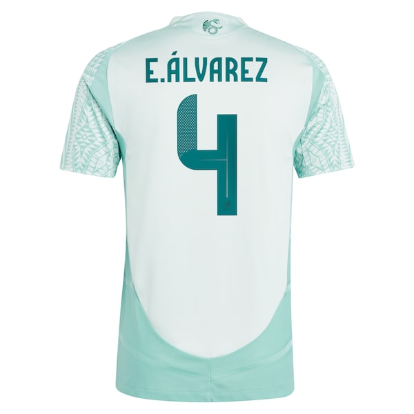 Edson Alvarez Mexico National Team adidas 2024 Away Authentic Player Jersey - Green/Burgundy