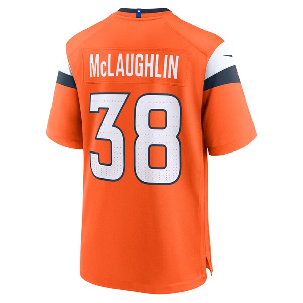 Jaleel McLaughlin Denver Broncos Nike Team Game Jersey -  Orange/Navy/White