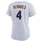 Francisco Alvarez New York Mets Nike Women's Home Replica Jersey - White