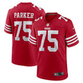 Brandon Parker San Francisco 49ers Nike Team Game Jersey -  Scarlet