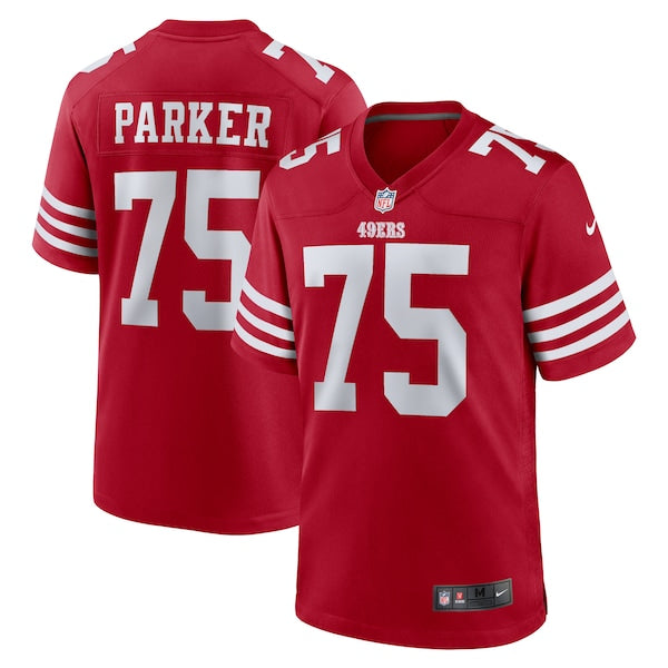 Brandon Parker San Francisco 49ers Nike Team Game Jersey -  Scarlet