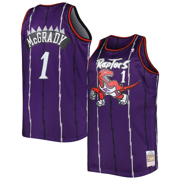 Tracy McGrady Toronto Raptors Big & Tall Hardwood Classics 1998/99 Swingman Jersey - Purple