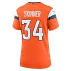 JL Skinner Denver Broncos Nike Women's Team Game Jersey -  Orange