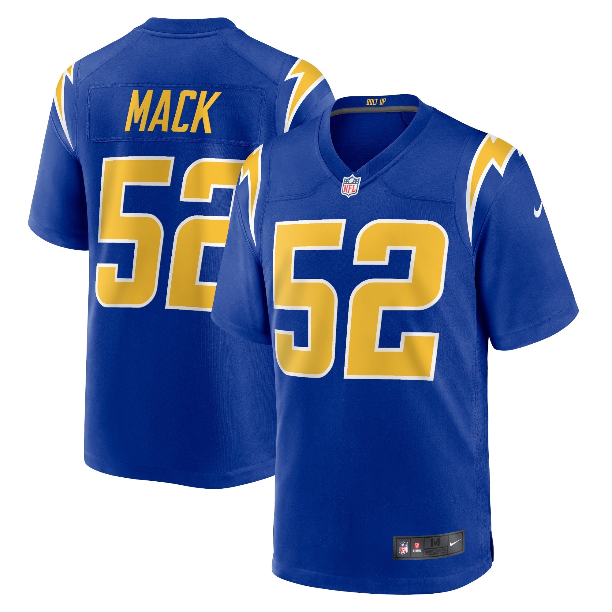 Khalil Mack Los Angeles Chargers Nike Game Jersey - White/Navy/Royal