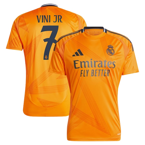 Vini Jr. Los Merengues adidas 2024/25 Away Replica Player Jersey - Orange