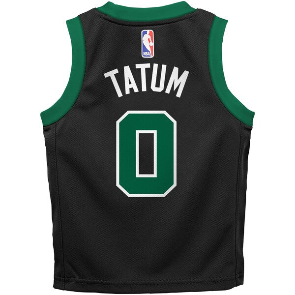 Jayson Tatum Boston Celtics Jordan Brand Preschool 2022/23 Replica Jersey - Statement Edition - Black