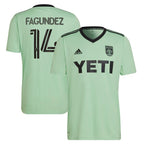 Diego Fagúndez Austin FC adidas 2022 The Sentimiento Kit Replica Player Jersey - Mint