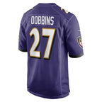 J.K. Dobbins Baltimore Ravens Nike Game Jersey - Purple/Black/White