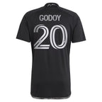 Anibal Godoy Nashville SC adidas 2024 Man In Black Kit Replica Player Jersey - Black