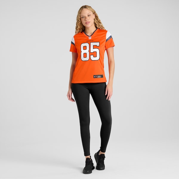 Lucas Krull Denver Broncos Nike Women's Team Game Jersey -  Orange
