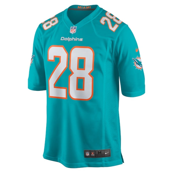 Devon Achane Miami Dolphins Nike Player Game Jersey - Aqua/White