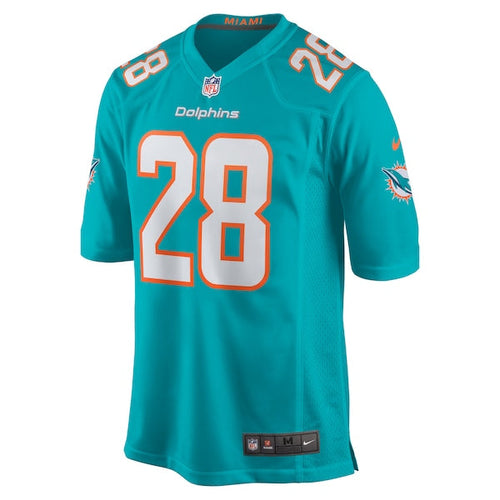Devon Achane Miami Dolphins Nike Player Game Jersey - Aqua/White