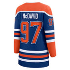 Connor McDavid Edmonton Oilers  Women's 2025 Stanley Cup Final Home Breakaway Jersey - Royal