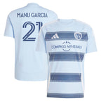 Manu Garcia Sporting Kansas City adidas 2025 One KC Replica Player Jersey - Light Blue