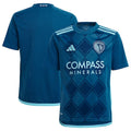 Sporting Kansas City adidas Youth 2024 Diamonds Our Forever Replica Jersey – Navy