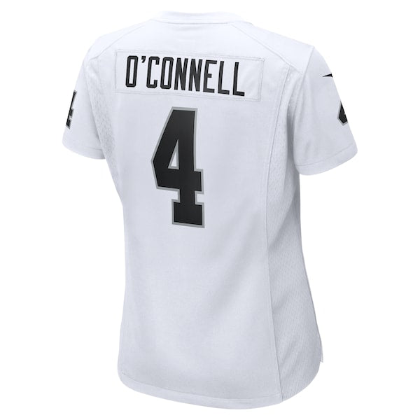Aidan O'Connell Las Vegas Raiders Nike Women's  Game Jersey -  White/Black