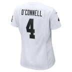 Aidan O'Connell Las Vegas Raiders Nike Women's  Game Jersey -  White